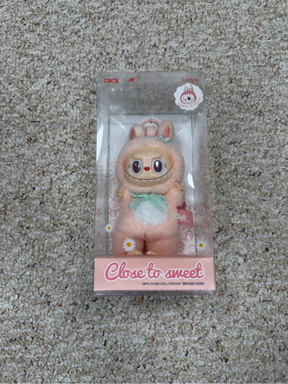 NEW Pop Mart Labubu Mokoko Close To Sweet Pendant PopLand Exclusive AUTHENTIC